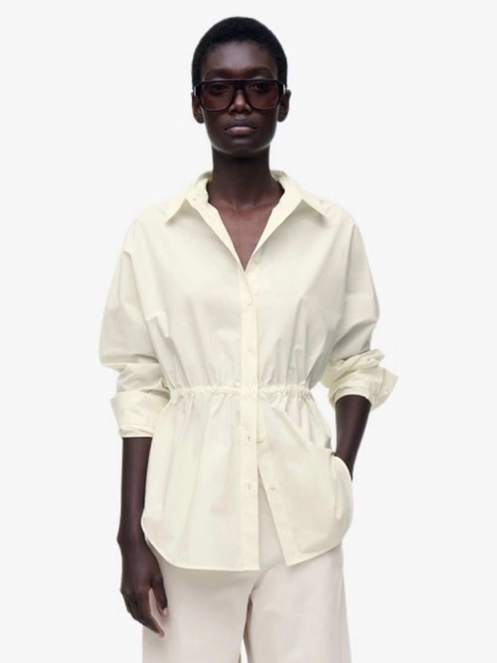 Cos DRAWSTRING-WAIST SHIRT